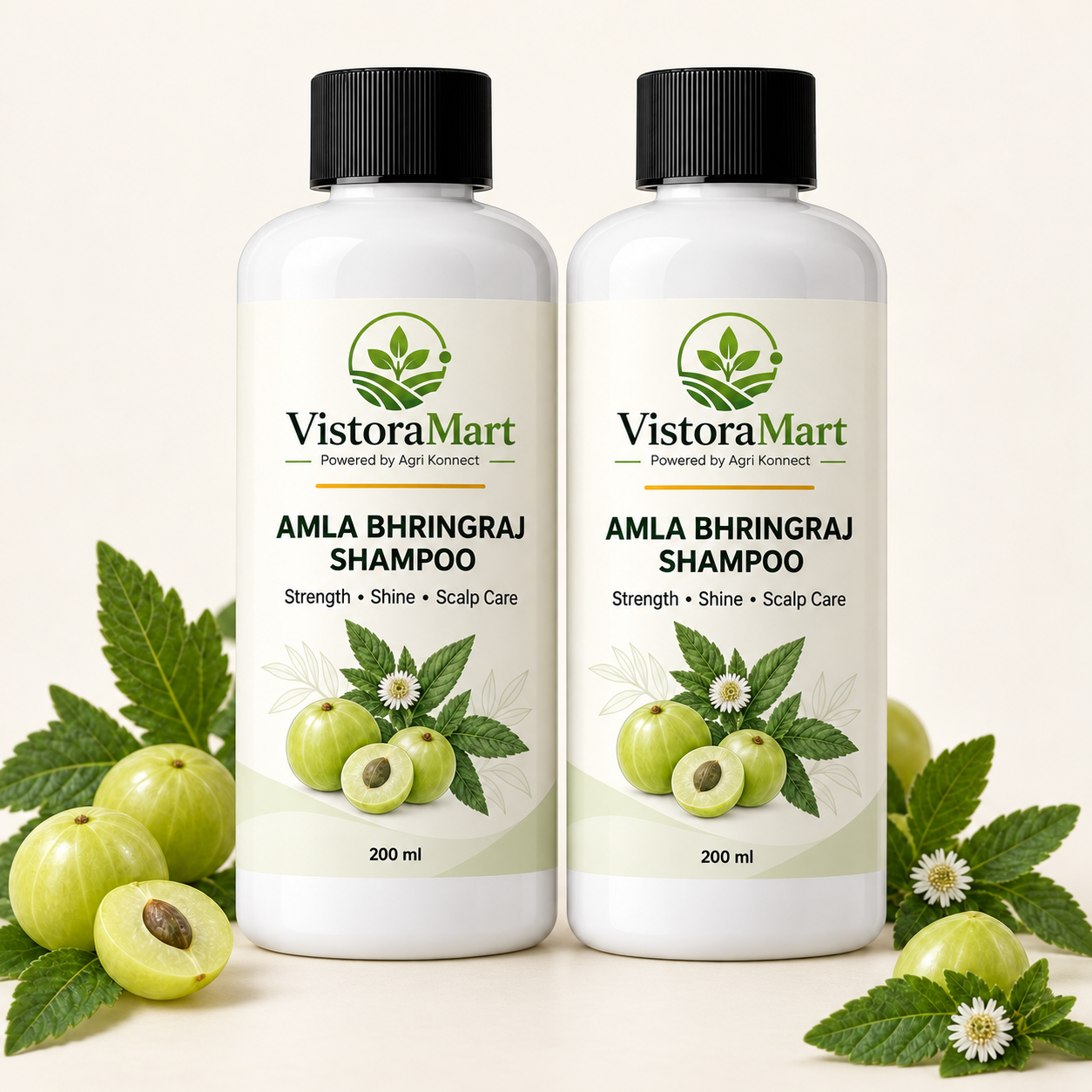 Amla Bhringraj Shampoo 200ml Pack of 2