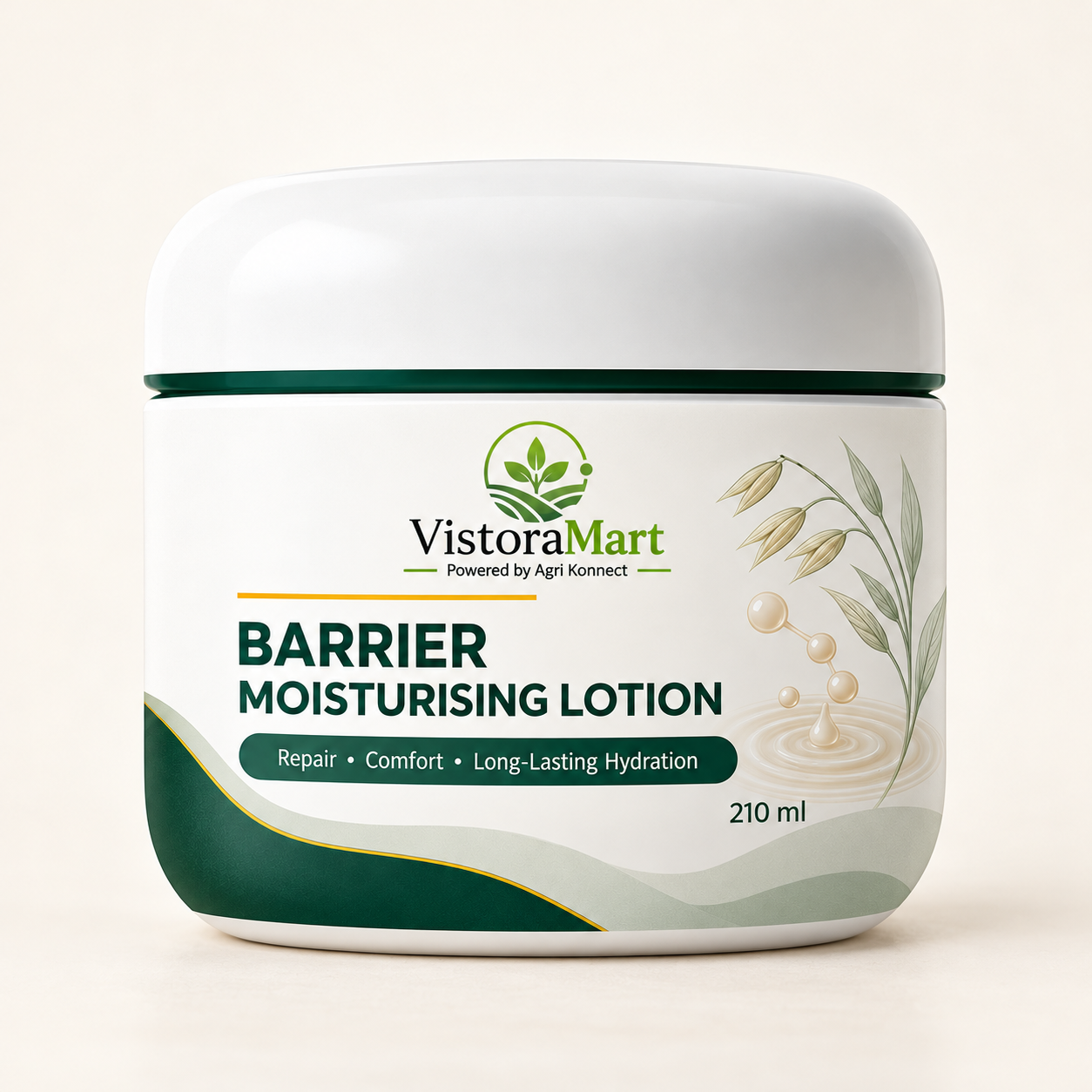 Barrier Moisturising Lotion 210ml is specially developed to support and protect the skin’s natural moisture barrier while delivering deep and long-lasting hydration. Its lightweight, non-sticky formula helps soothe dryness, reduce irritation, and improve overall skin texture without feeling heavy on the skin. Regular use helps maintain balanced moisture levels, enhance smoothness, and promote a healthy, resilient-looking complexion. Ideal for everyday use, this lotion is suitable for all skin types and can be incorporated into both morning and evening skincare routines.
