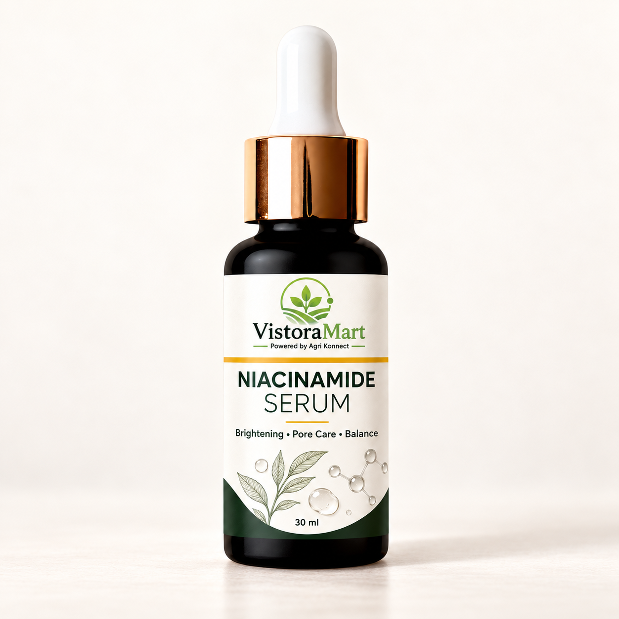 Niacinamide Serum 30ml is a carefully formulated skincare solution designed to improve overall skin texture and radiance. Enriched with niacinamide, it helps reduce the appearance of enlarged pores, minimize dark spots, and balance excess oil production while supporting a clearer and more even complexion. Its lightweight, non-greasy formula absorbs quickly into the skin without clogging pores, making it ideal for both day and night use. With regular application, it helps promote smoother, healthier-looking skin and is suitable for all skin types, including oily and combination skin.