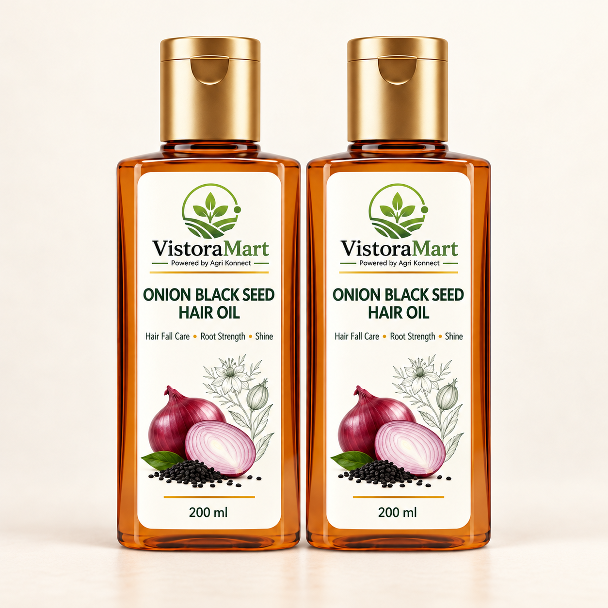 Onion Black Seed Hair Oil 200ml is specially formulated with the powerful benefits of onion and black seed extracts, known for supporting stronger roots and healthier hair growth. This lightweight, non-sticky oil deeply nourishes the scalp, helps reduce hair fall caused by weak roots, and improves overall hair texture and shine. Regular massage with this oil promotes better scalp care, reduces dryness, and enhances hair strength, leaving hair soft, smooth, and manageable. Suitable for both men and women, it can be used as part of a regular hair care routine for healthier-looking and fuller-feeling hair.